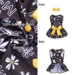 CuteBone vestido veraniego de malla para perro pequeño para días soleados.