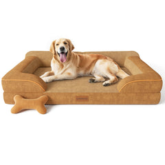 Cama CWAWZ para perros extragrande con espuma ortopédica y gel refrescante para descanso cómodo