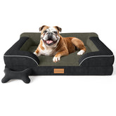 CWAWZ cama para perros grandes con espuma ortopédica para articulaciones