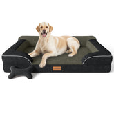 CWAWZ cama para perros grandes con espuma ortopedica para mayor comodidad nocturna