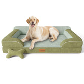 CWAWZ cama ortopédica con gelrefrescante para perros grandes