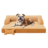 CWAWZ cama ortopédica para perros grande, soporte sólido para articulaciones.