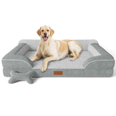 CWAWZ Cama XXL para perros grandes con espuma viscoelástica que apoya articulaciones