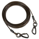 Cwlovys cable de amarre para perro con giro de 360° evitando enredos al correr