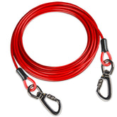 Cwlovys cable amarre para perros 50 pies, ideal para patios.