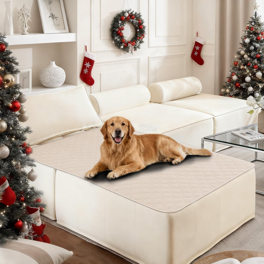 CYCMACO cobertor para perros impermeable 40x50 beige protege sillón de manchas