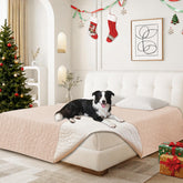 CYCMACO cubrecama impermeable para perro 82x102 beige protege muebles ante derrames