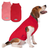 La sudadera perruna cyeollo de doble conjunto en rojo y fucsia para estilo cómodo.