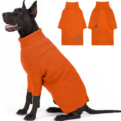 Sudadera cyeollo para perro grande con cuello alto ideal para paseos fríos