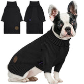 Sudadera de cyeollo para perro pequeño: cuello alto y mangas para mantenerlo cálido