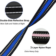 Cymiler, correa corta nylon de 1 pulgada, resistencia para paseos diarios.