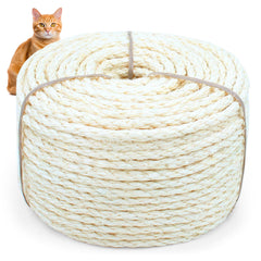 Cymuber cuerda sisal 6mm para rascador de gato, rasca y entretiene.
