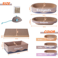 Czoynife diseño-tazon-3en1: zona de descanso segura y cómoda para tu gato.