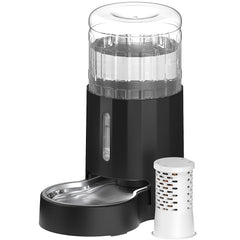 CZPET bebedero automático 4L con gran capacidad para varios días de agua para tu mascota.