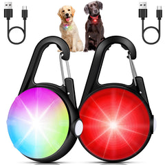 DAAMENT luz de collar para perro con brillo alto para visibilidad nocturna.