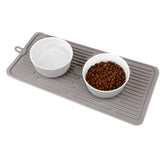 Dahaiwua, alfombrilla para comida de gato que evita derrames y protege el suelo.