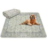 DAMIROON almohadilla lavable para perros con estampado floral, ideal para entrenamiento en casa