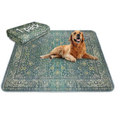 DAMIROON almohadilla lavable para perros con diseño floral, perfecta para entrenamiento diario.