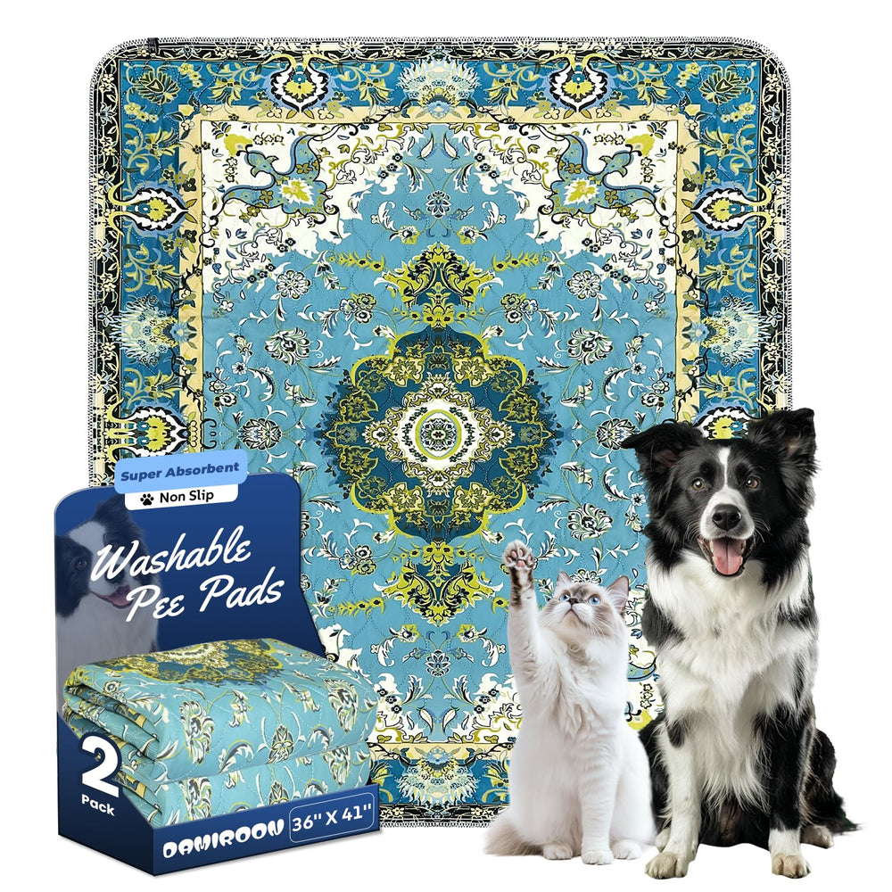 DAMIROON almohadillas reutilizables para perros con base antideslizante para mayor seguridad.