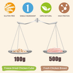 Dancing Tail: recompensas para entrenamiento con pollo, fáciles de usar.