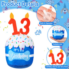 Dansydaisy diseño tridimensional pastel perro, añade toque temático a la celebración.