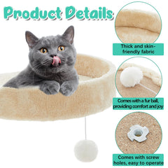 Dansydaisy juguete pompón para árbol de gato, entretenimiento suave.