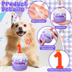 Dansydaisy peluche púrpura suave para juego diario.