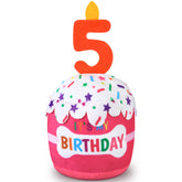 Dansydaisy torta-cumpleanos-perro-5anos: regalo decorativo y juguete sensorial para cumpleaños.