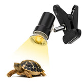 DaToo Lámpara de calor para reptiles con giro 360°, crea zona de descanso cálido.