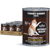 Dave's Pet Food gato pavo en lata 355 ml, opción sin granos para la dieta diaria