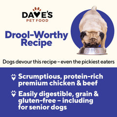 Dave's Pet Food, nutrición con vitaminas añadidas para perros activos