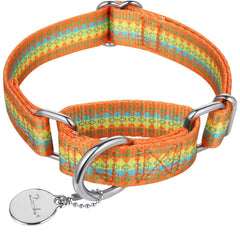 Dazzber collar con impresión geométrica, cómodo para paseos diarios.