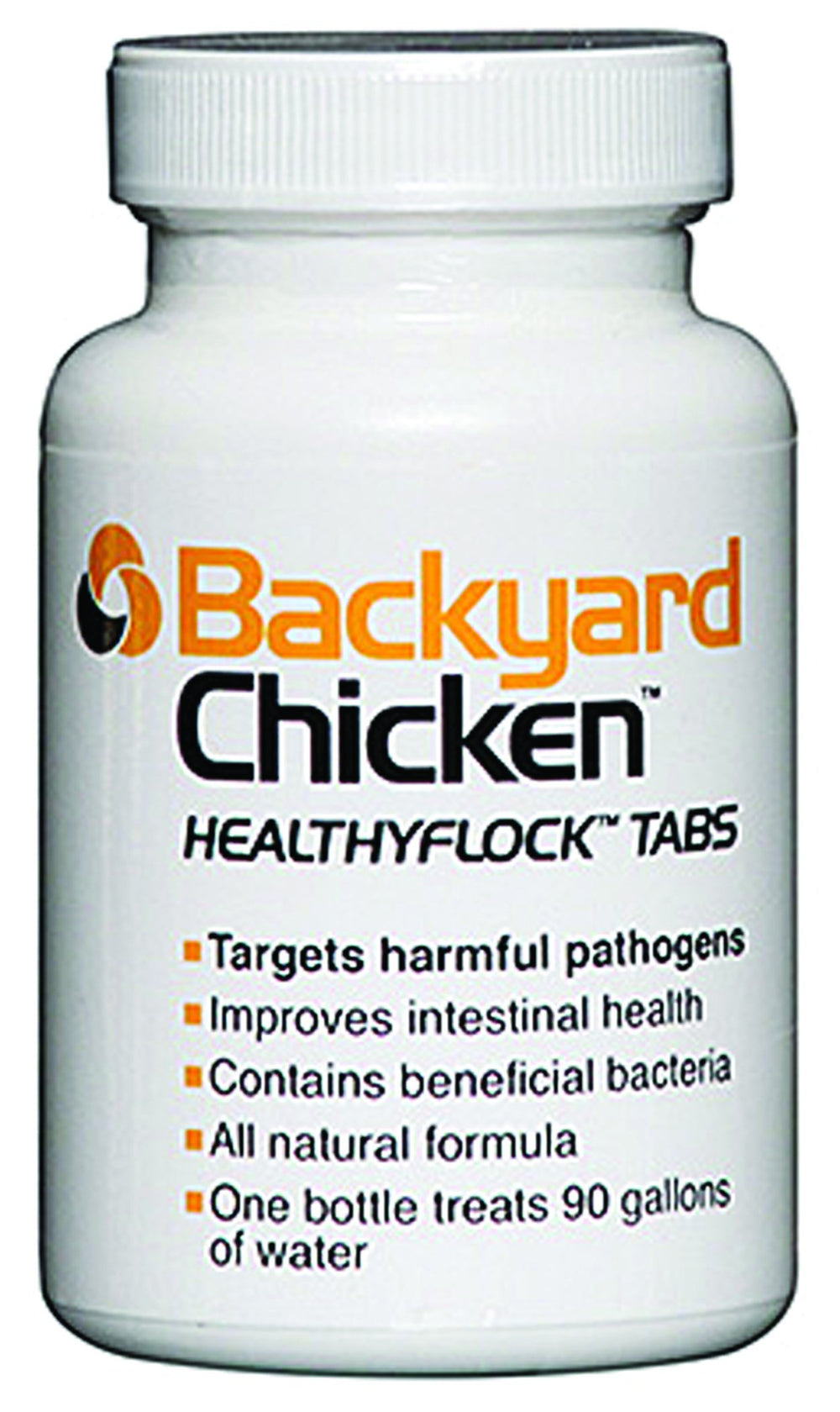 Healthflock Tabs de Dbc Agricultural Prdts: botella para agua de gallinas y beneficio para el sistema intestinal