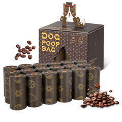 DBFAIRY: rollos de 18, 270 bolsas, aroma café, para paseos.