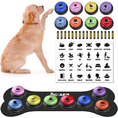 Botones DCIAER para perro frente: mejora la comunicación con señales simples.