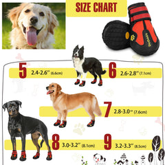 DcOaGt zapato para perro grande, suela anti-deslizante para mayor tracción.