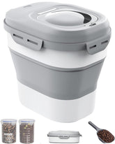 DDMOMMY contenedor principal de alimentos para mascotas con tapa hermética y gran capacidad