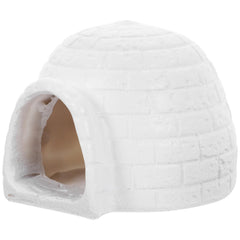 DEARMAMY iglu miniatura para acuario, refugio seguro para peces y bettas.