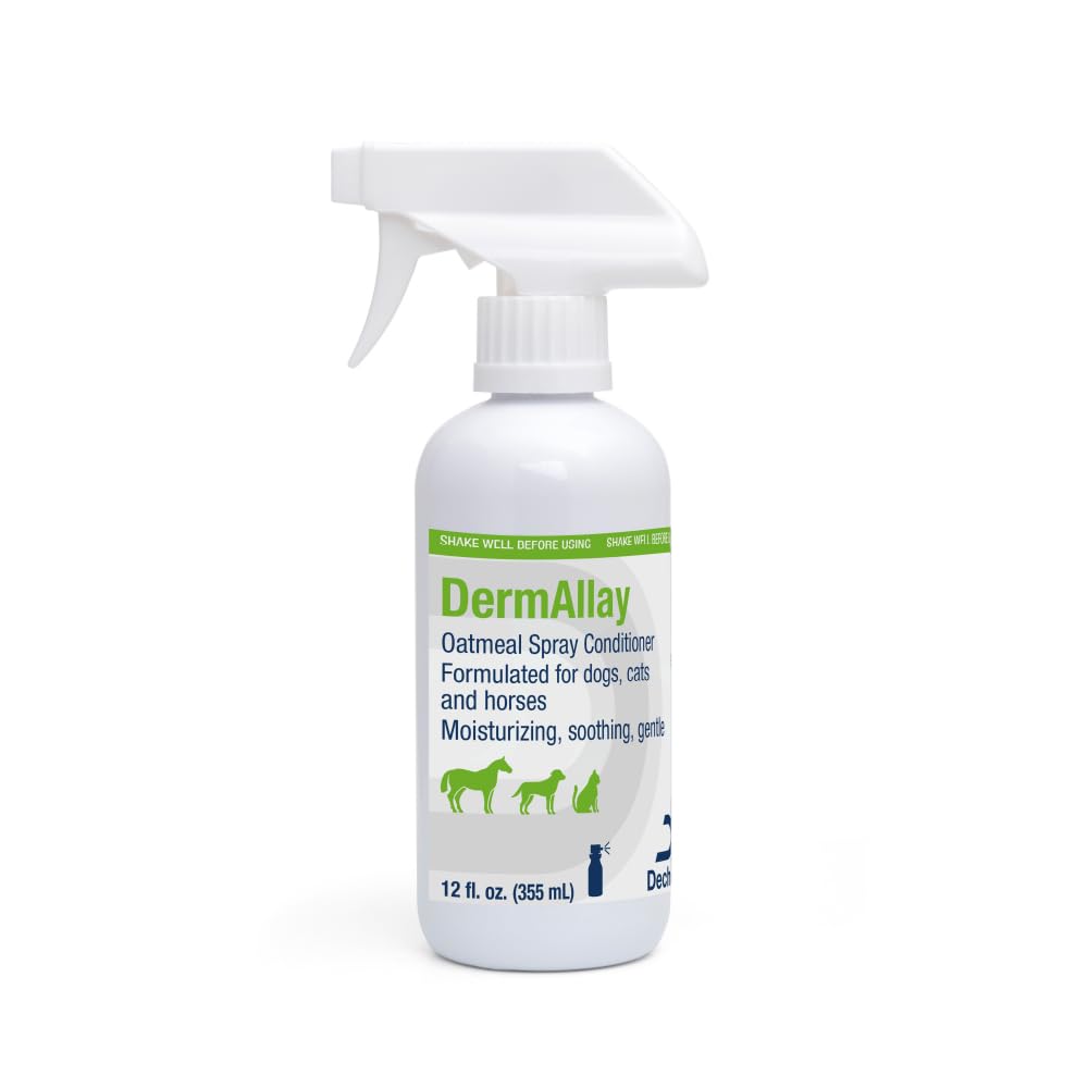 DermAllay Dechra, botella-vertido, alivio suave para piel y pelaje de mascotas
