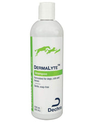 Dechra DermaLyte Shampoo, champú vertido, cuidado suave para piel sensible y uso frecuente.