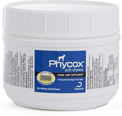 Dechra Phycox masticables suaves para perros, bolsa de 60 unidades, apoyo a la movilidad.
