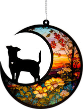 DeerZone memorial-perro-colgante-solar-acríclio: recuerdo luminoso en la ventana