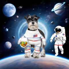 DELIFUR disfraz para perro con casco de astronauta, perfecto para paseos y celebraciones