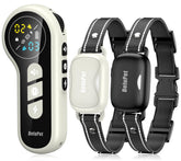 Delupet collar de entrenamiento doble para dos perros con control remoto práctico.