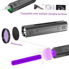 Denlydom carcasa de aluminio para lámpara UV, dura y ligera.