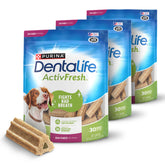 Dentalife ActivFresh: paquete de tres masticables sabor pollo para perros pequeños y medianos.