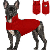 DentRUN abrigo reversible para perros con forro polar que mantiene el calor