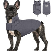 Capa reversible de DENTRUN con polar doble para mantener el calor durante el paseo.