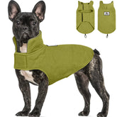 DENTRUN capa reversible para perro, protección contra viento en paseos.