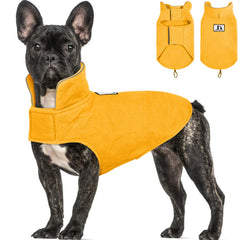 DENTRUN abrigo reversible con forro polar a prueba de viento para paseos fríos.